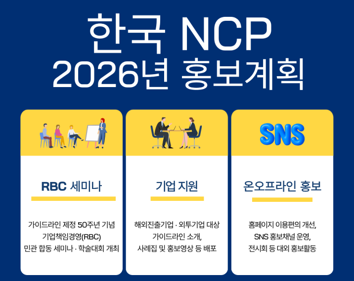 (홍보계획) 2026년도 한국NCP의 OECD 가이드라인 홍보계획