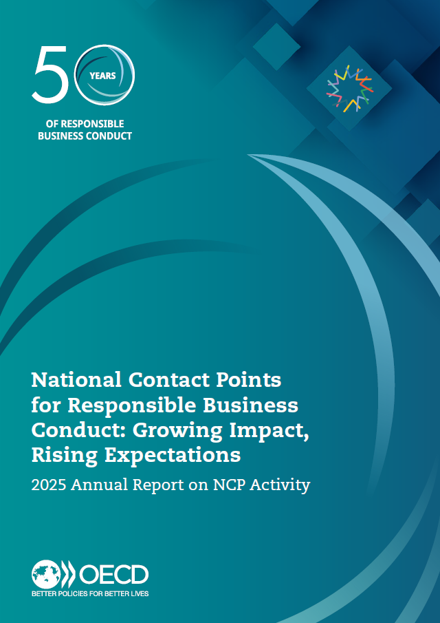 [OECD] 2025 Annual Report on the activity of NCP for RBC (50th Anniversary of the Guidelines)